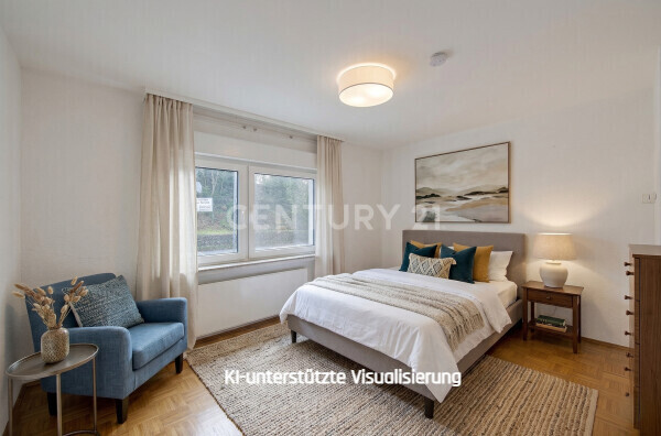 Wohnung links, Gästezimmer (KI-visualisiert)
